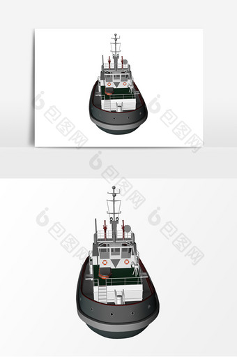 中型海上游艇模型图片