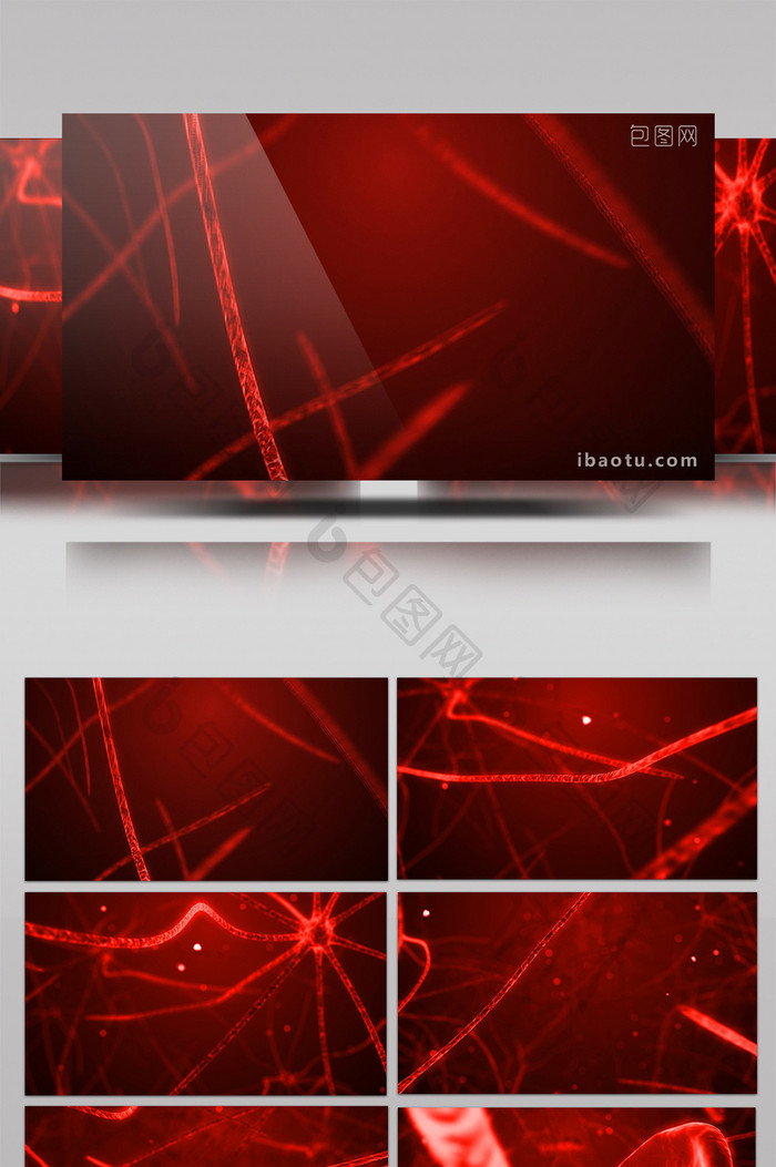 生物科学血管细胞后期合成视频视频素材