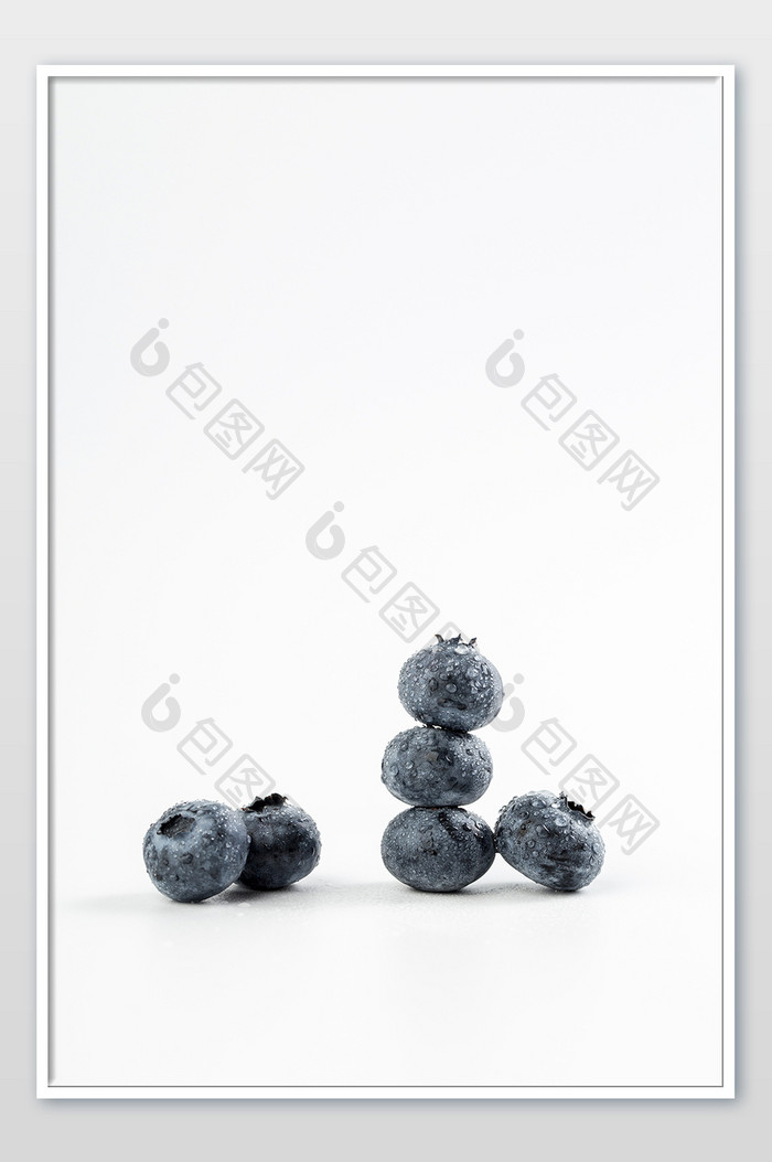 新鲜水果蓝莓高清摄影图片