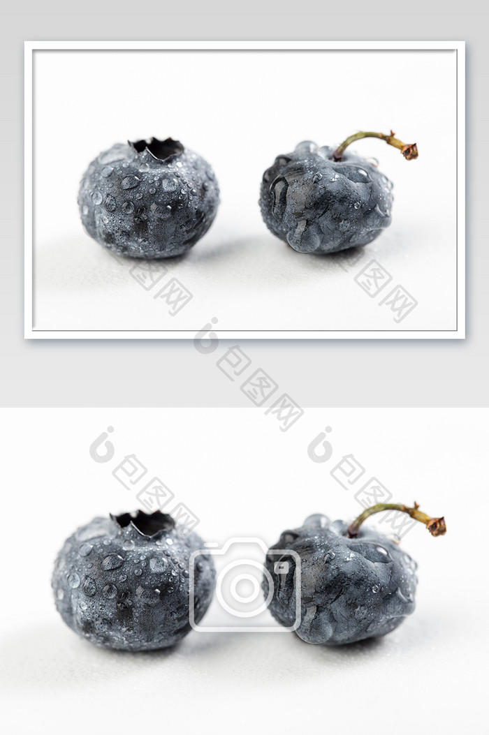 高清新鲜水果美食蓝莓摄影图
