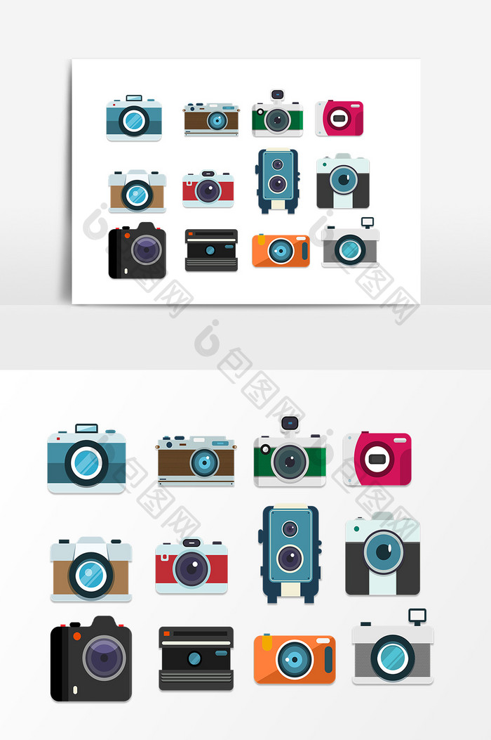 多款数码相机设计元素