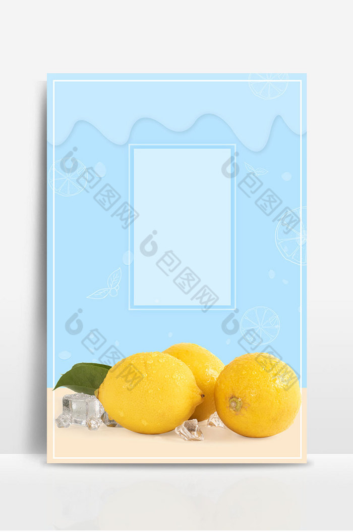 清凉柠檬水果图片图片