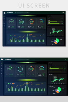 绿色财务大数据分析管理系统网页界面