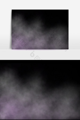 天气现象淡紫色雾气图片