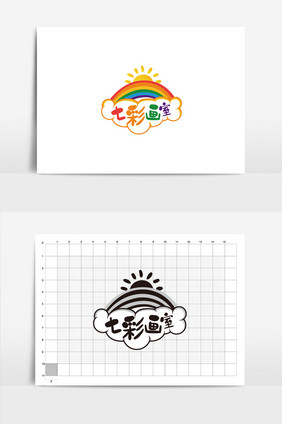 美术培训VI设计画室logo标志设计