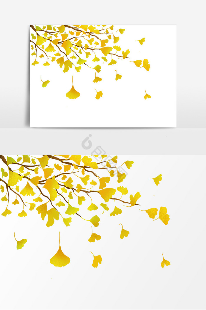 银杏叶子植物装饰图片