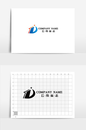 矢量通讯电子科技公司标志vi应用