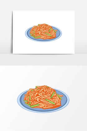 家常鱼香肉丝图片