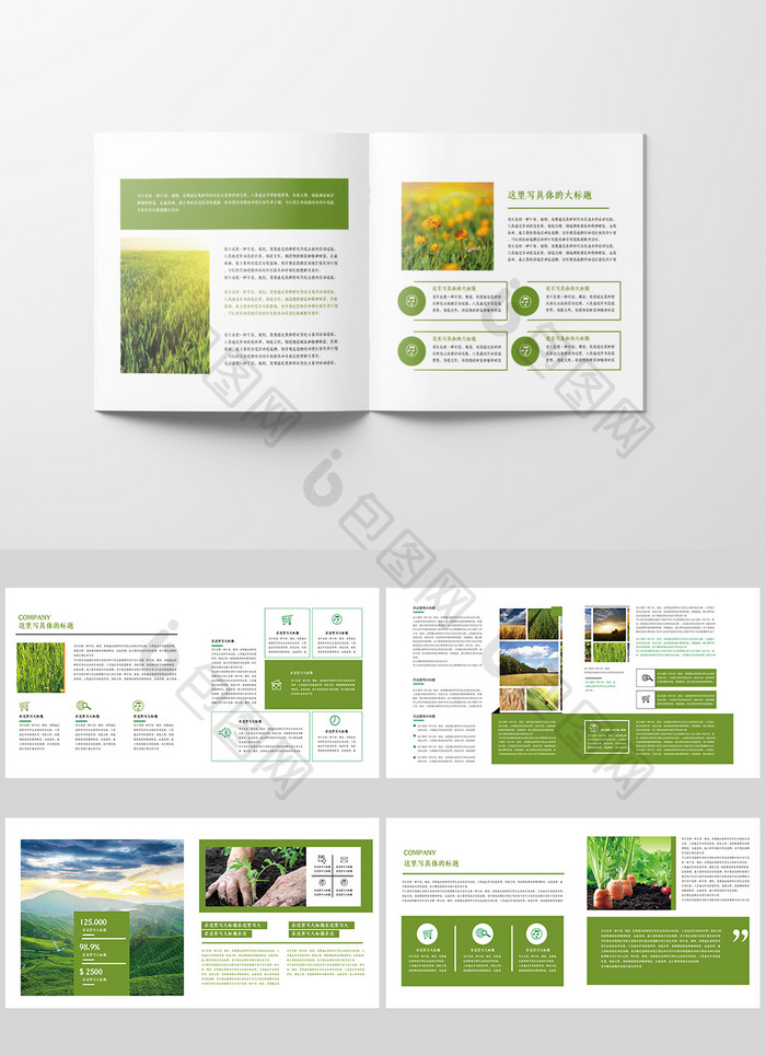绿色高端农业产品宣传册