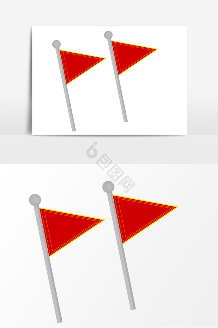 三角旗子图片