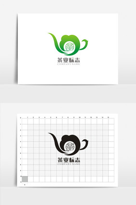 特色个性茶VI标志logo设计