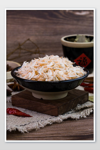 海鲜海产品虾皮烹饪食材图片