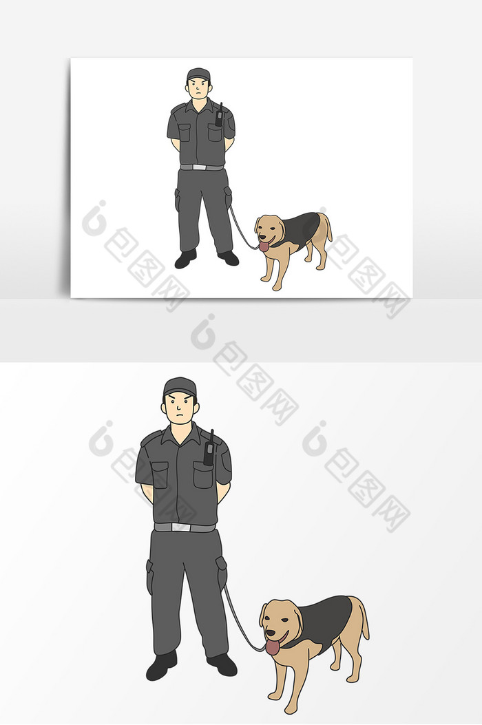 警察警犬禁毒犬图片图片