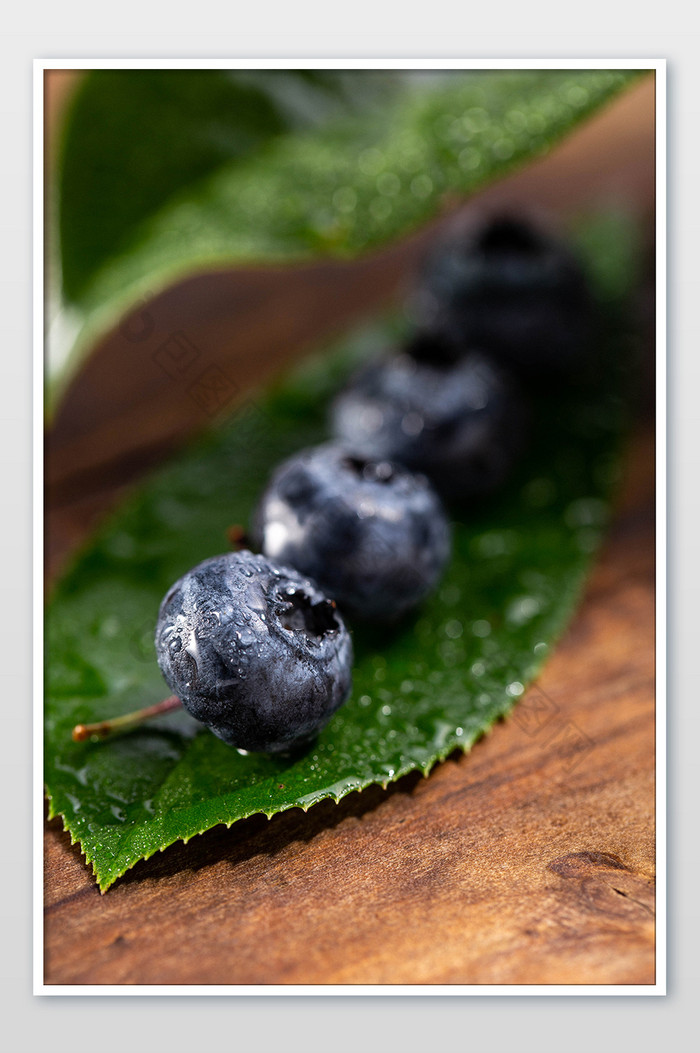 高清新鲜蓝莓水果特写摄影图图片图片