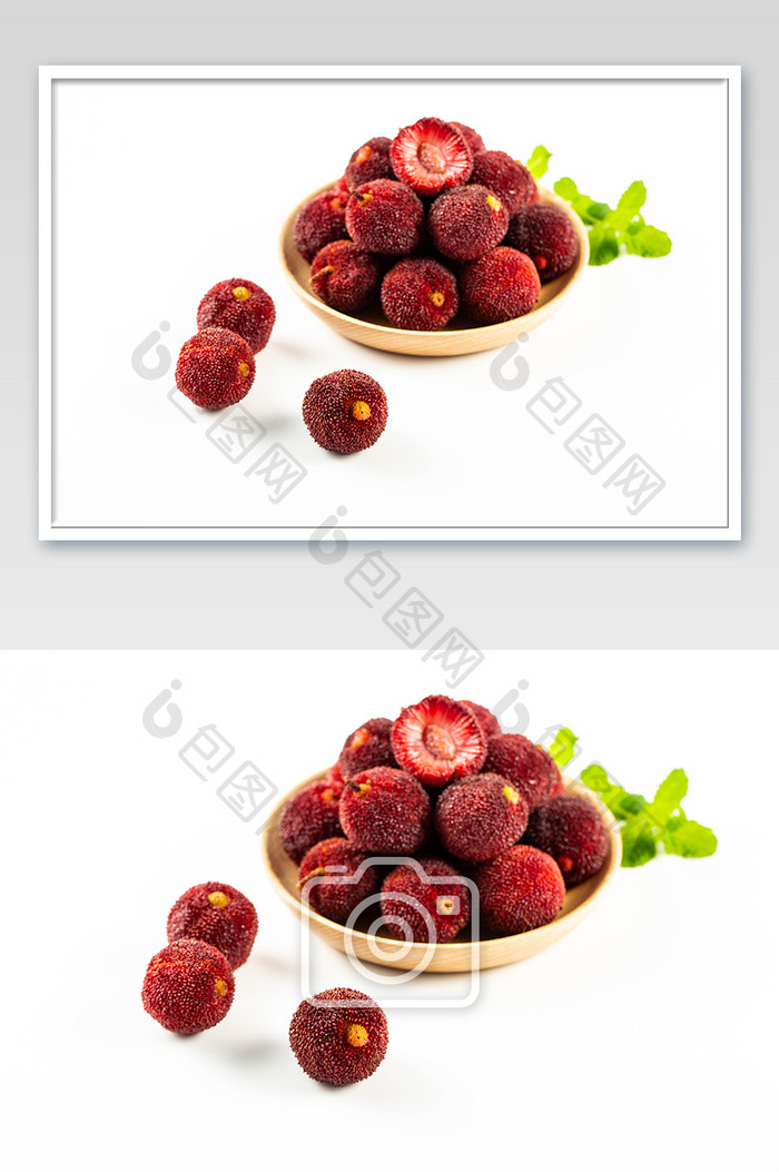 新鲜杨梅水果美食摄影图片