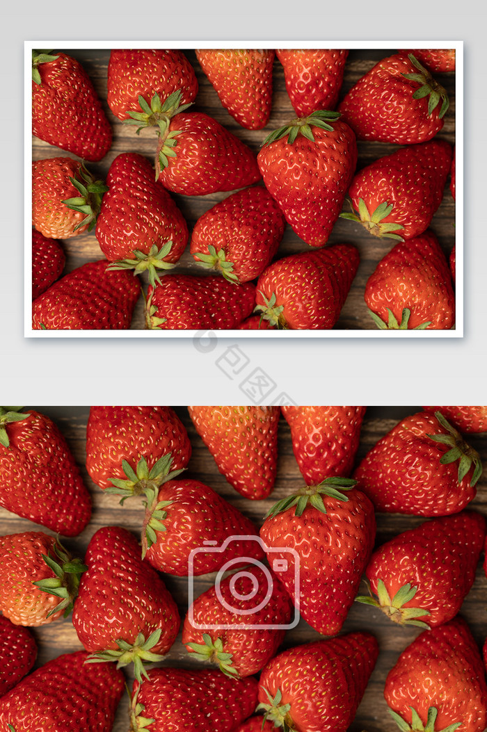 红色水果牛奶草莓摄影图片