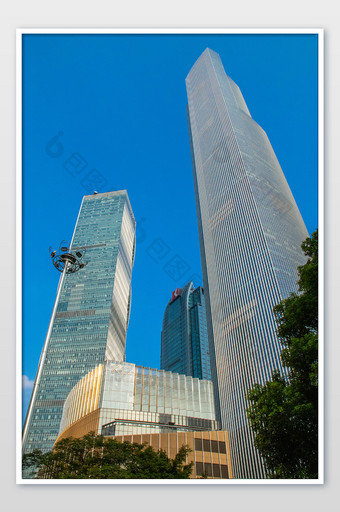 广州东塔周大福金融中心摄影图图片