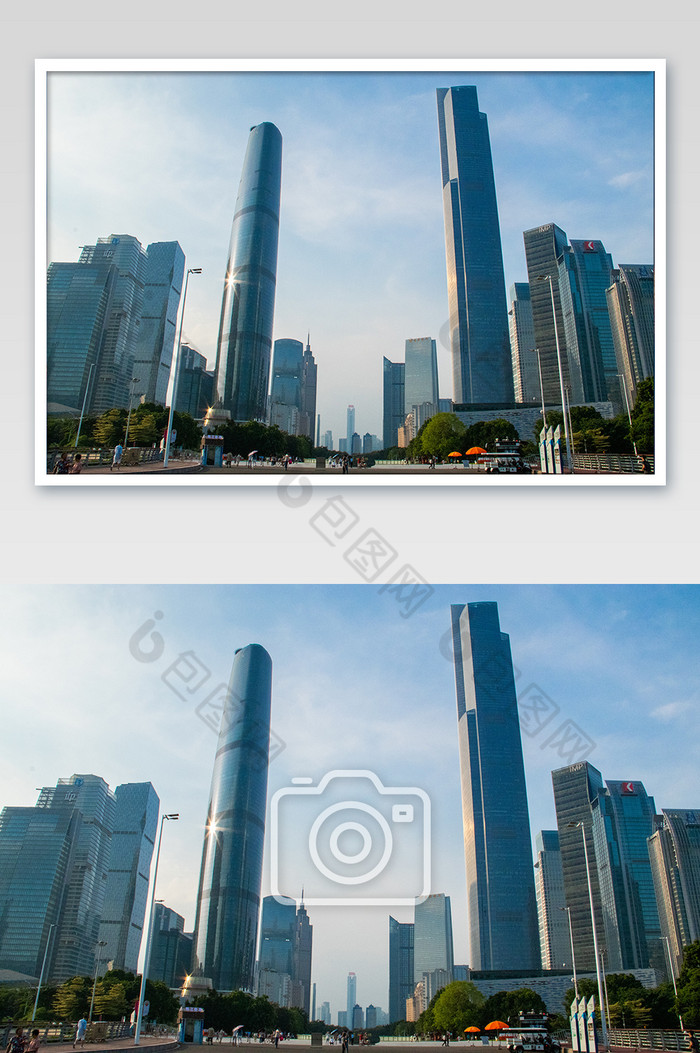 广州花城广场新中轴线建筑摄影图图片图片