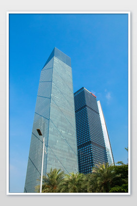 广州大气城市建筑利通大厦摄影图