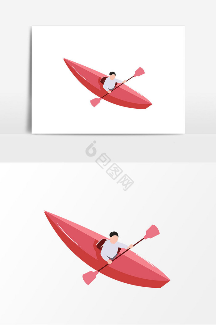 单人皮划艇图片