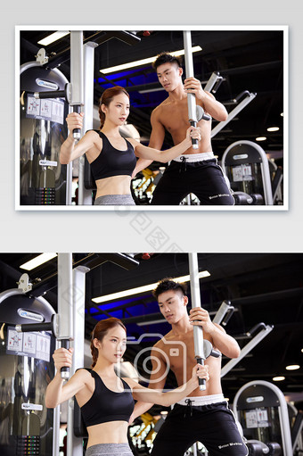 健身房运动跑步减肥增肌蝴蝶机练习指导图片