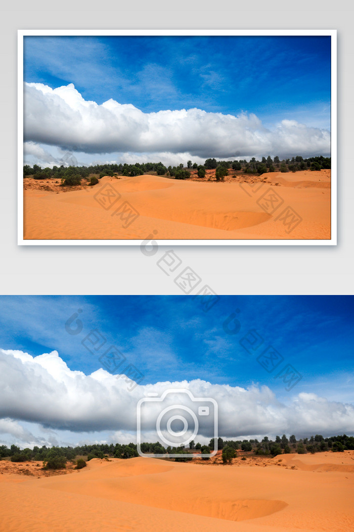 越南红沙丘摄影图