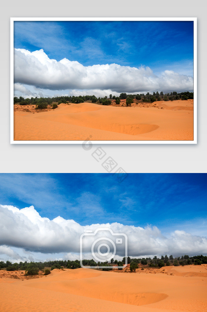 越南红沙丘摄影图图片