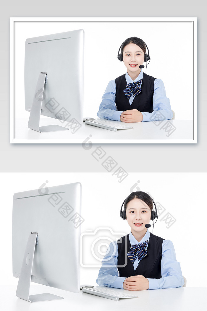 商务白领客服女性办公图片图片