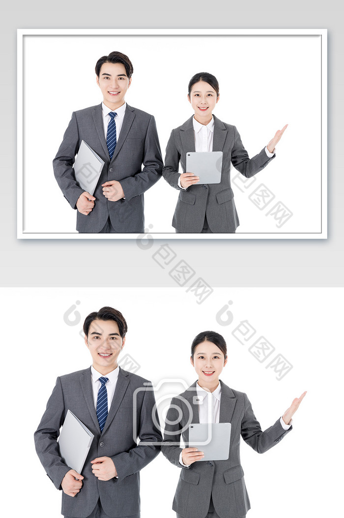 商务男女白领销售代表图片图片