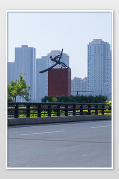 吉林市摇橹人地标