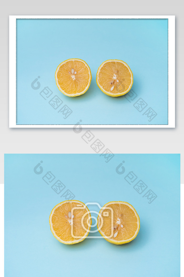 美味柠檬酸爽营养美白水果泡水摄影图