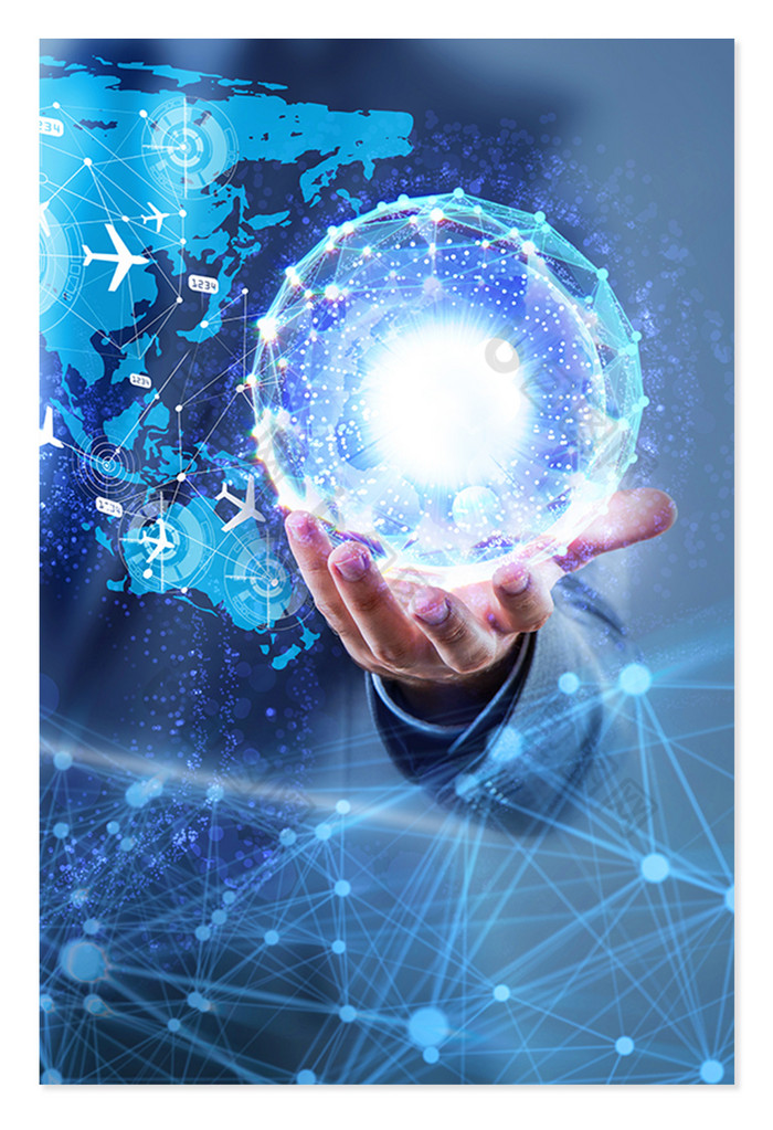 图片包图网提供精美好看的大数据商务合成科技感背景图片素材免费下载