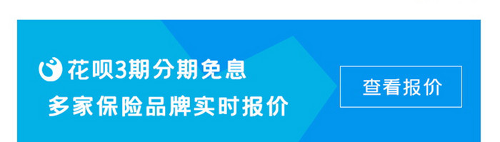 蓝色简约大气清新车险服务福利多多界面