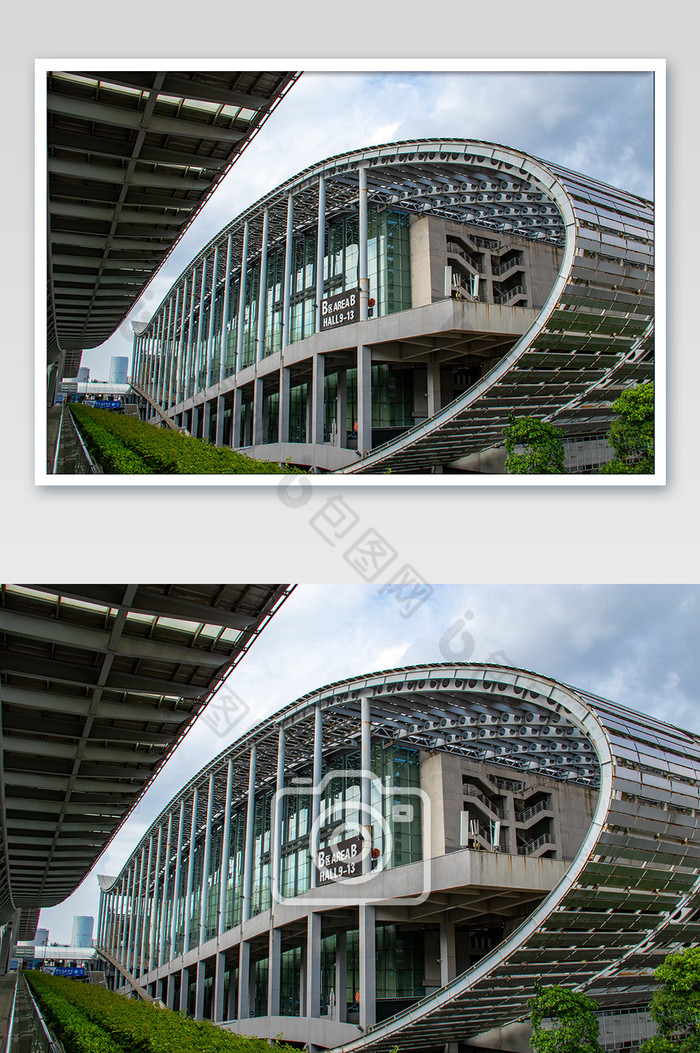 广州国际会展中心特色建筑摄影图图片图片