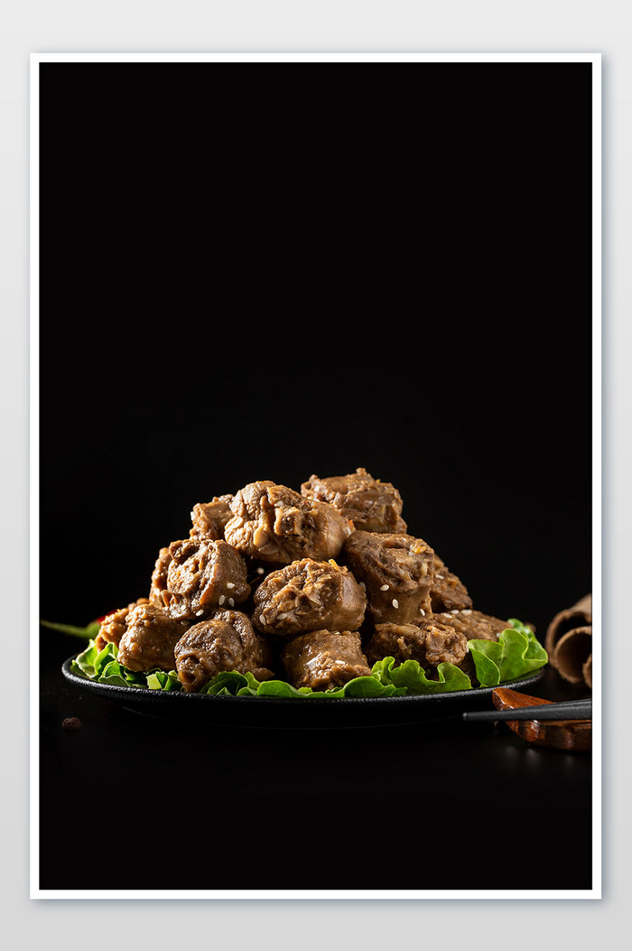 小吃卤味鸭脖片