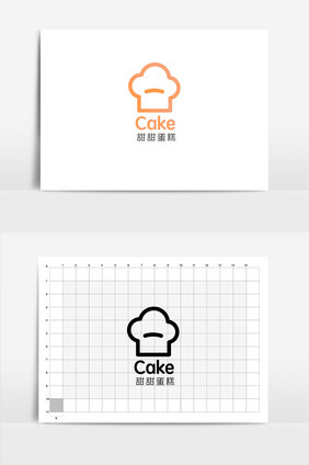 餐饮行业标志蛋糕logo蛋糕店标志