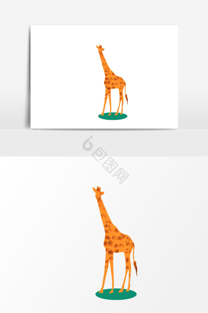 长颈鹿装饰图片