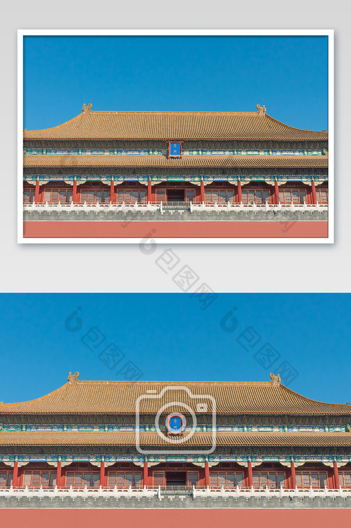 大气雄伟的故宫紫禁城城楼特写摄影图图片图片