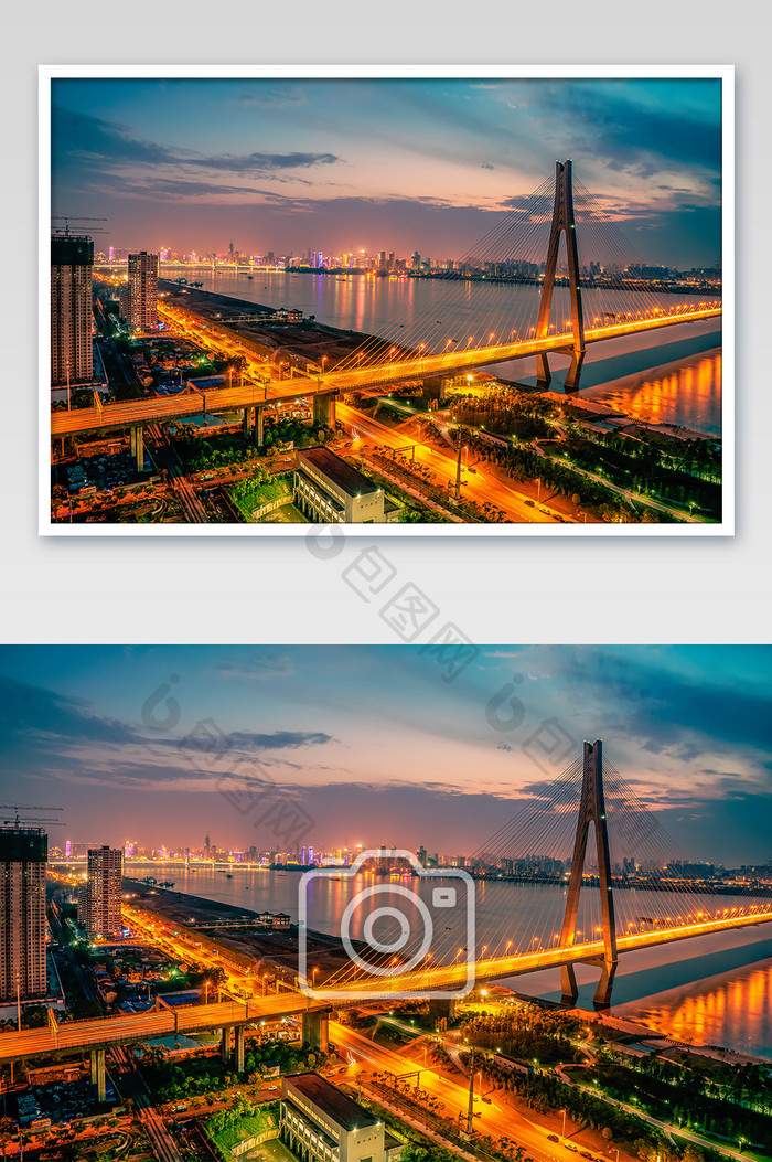 武汉二七长江大桥摄影图片