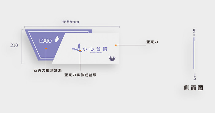 厂房车间办公室门牌导视牌标牌