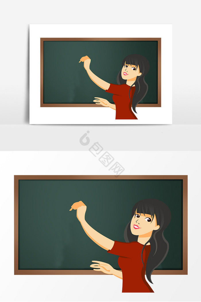 教师节老师讲课黑板图片