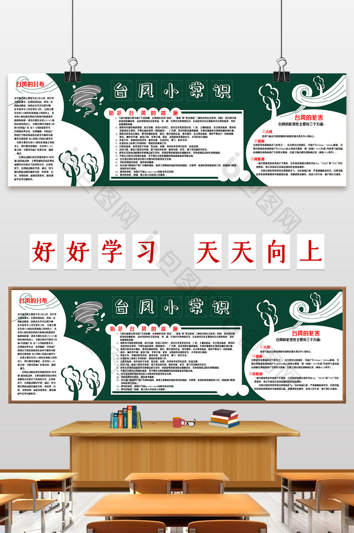 气象知识黑板报图片