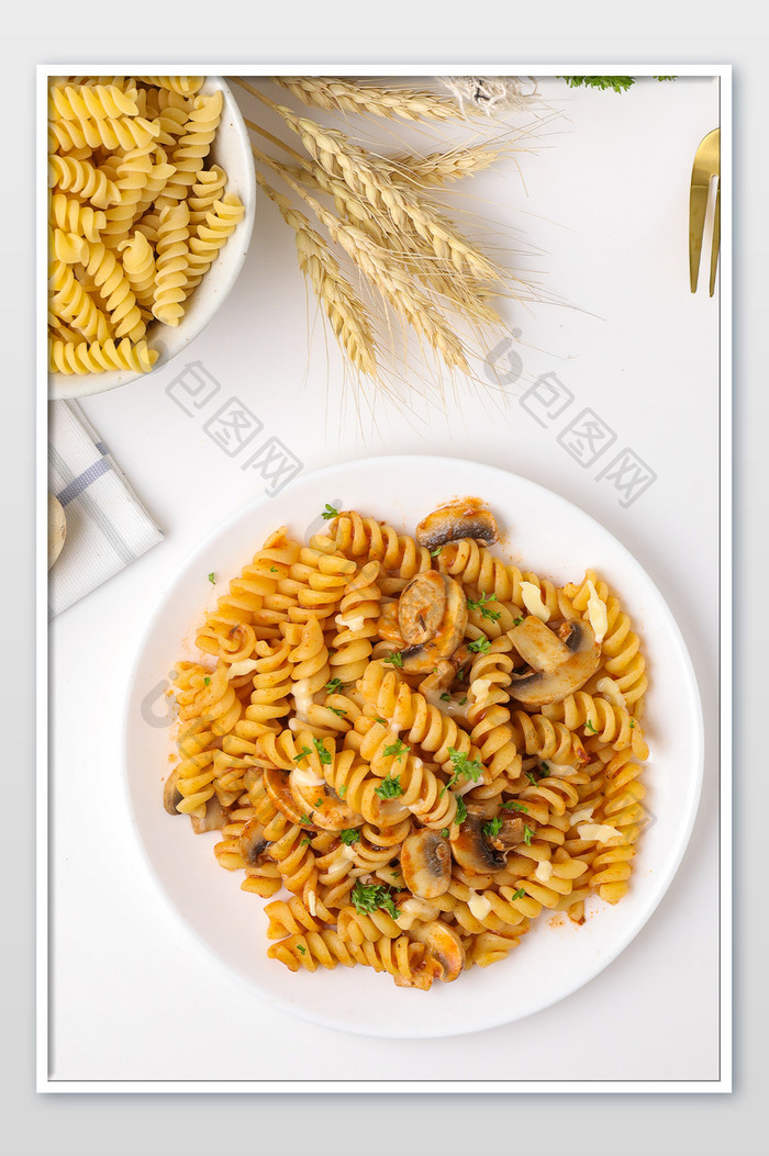 意大利面美食电商海报配图
