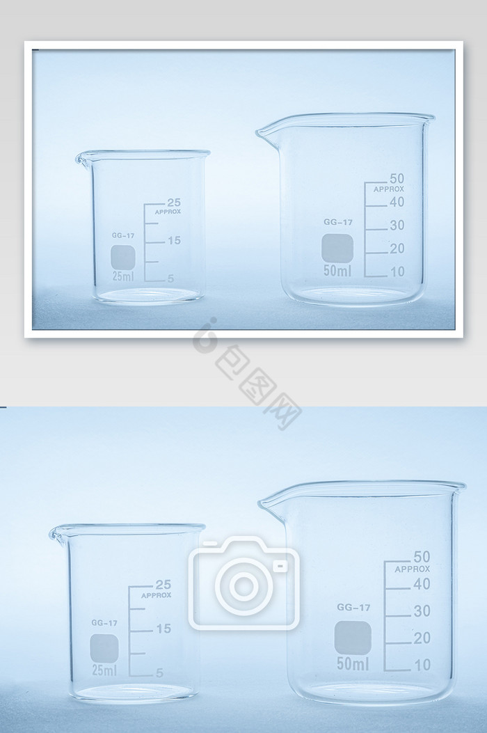 化学实验器材烧杯图片
