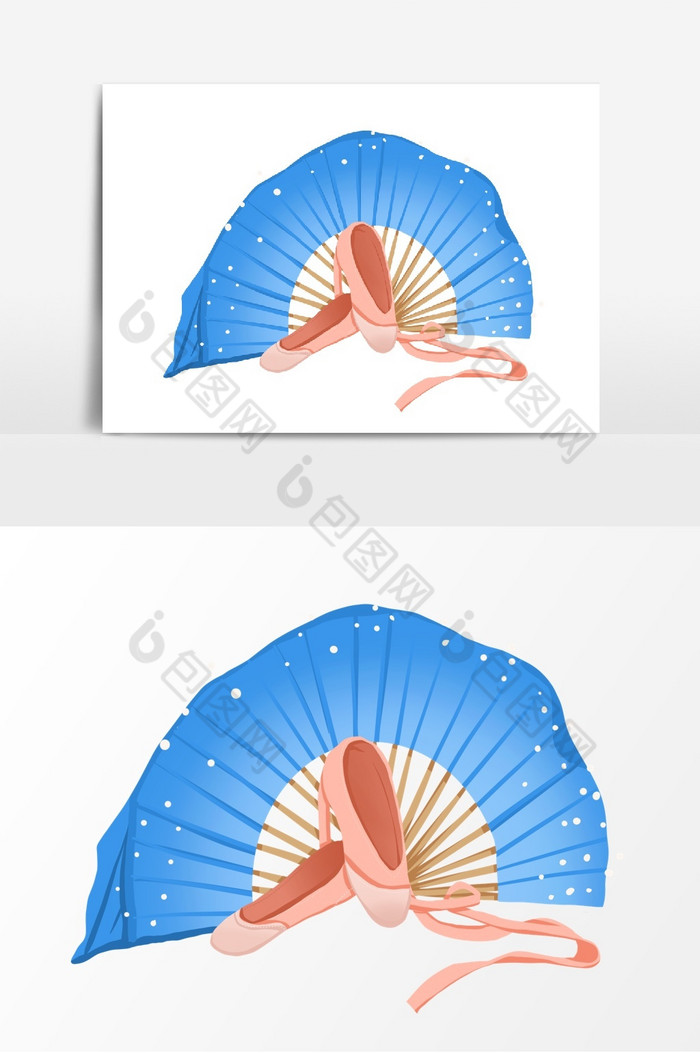 舞蹈招生舞蹈鞋扇子图片图片