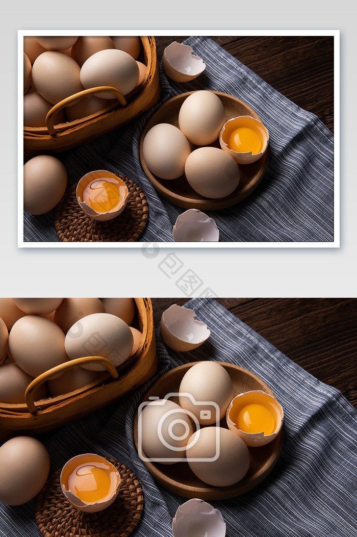健康新鲜土鸡蛋场景摄影图片