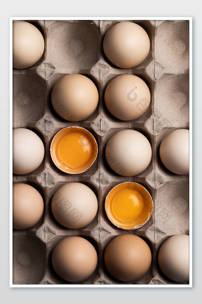 新鲜健康自然土鸡蛋摄影图片