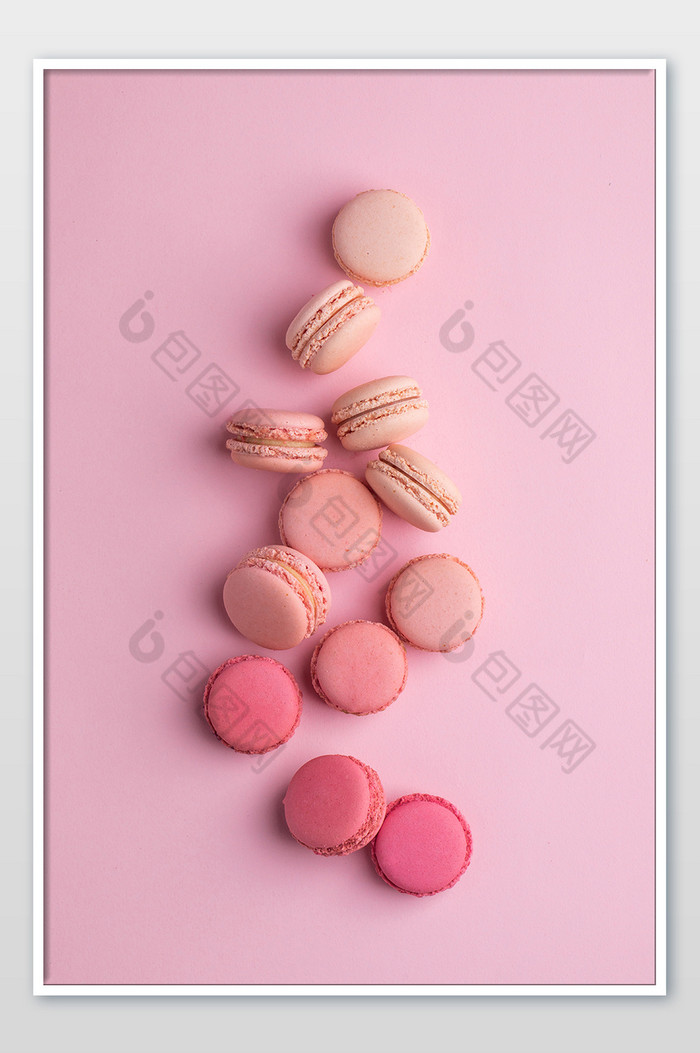 清爽夏日粉色渐变马卡龙少女风摄影图片-包图网