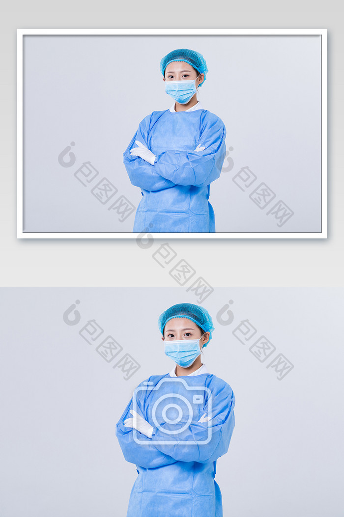 女性外科医生职业形象展示