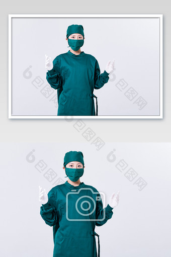 准备工作的外科医生摄影图片